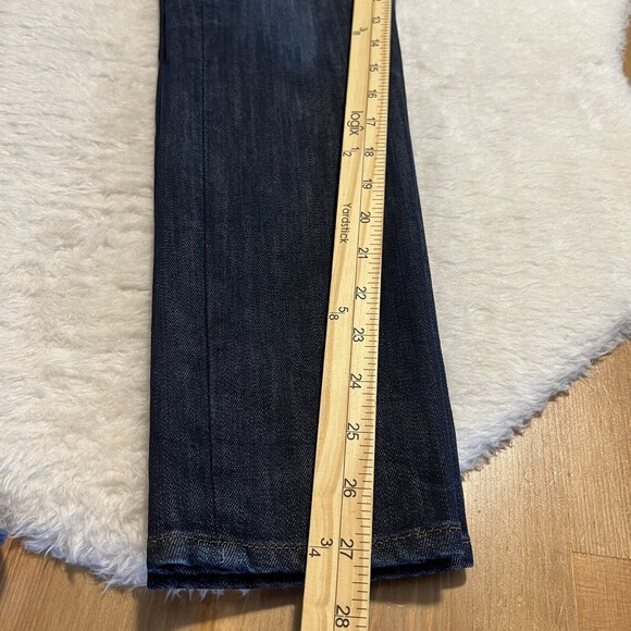 J. Crew Womens Toothpick Ankle Stretch Skinny Jeans Dark Blue Size 26 USA Made - Picture 12 of 12